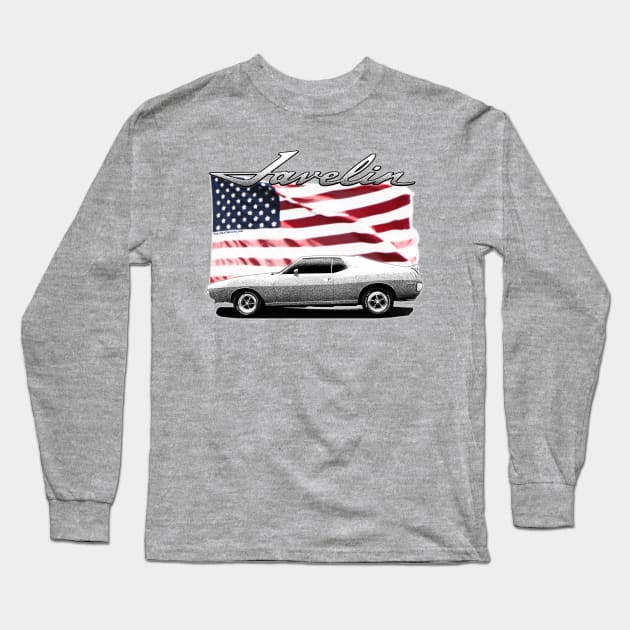 71 AMC Javelin Long Sleeve T-Shirt by CoolCarVideos